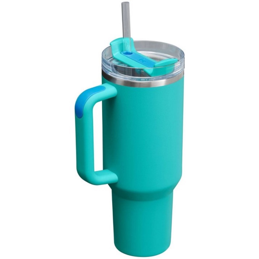 Stanley Tumbler 40oz Aqua color - Picture 2 of 4